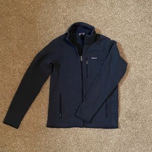 Men’s Patagonia Better Sweater Full-Zip Jacket Navy Size Medium